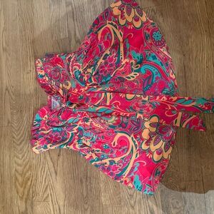 Vibrant Paisley Skirt